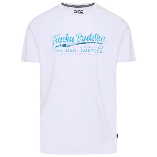 Funky Buddha Ανδρική κοντομάνικη μπλούζα